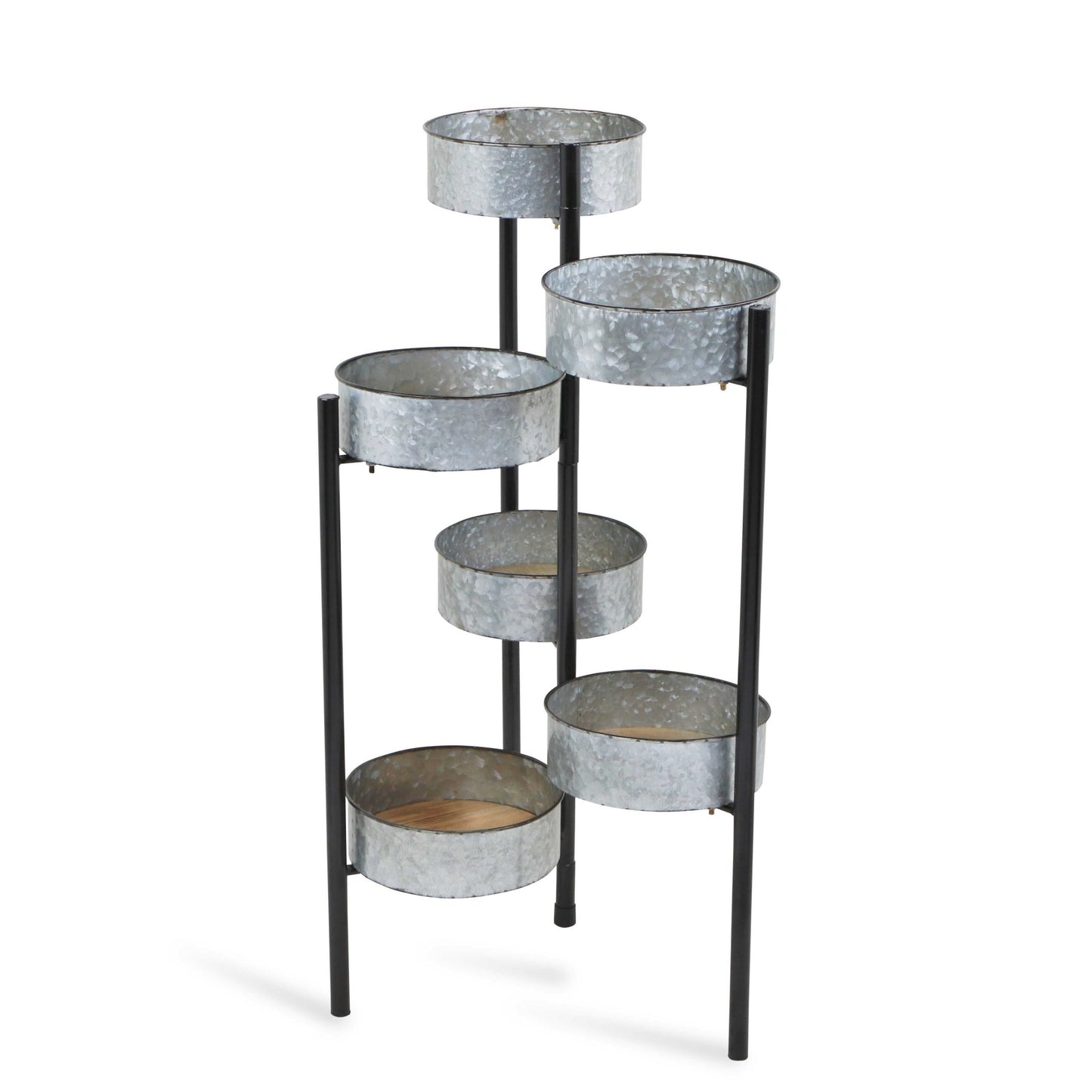 Modern Farmhouse 6 Tier Galvanized Metal Plant Stand