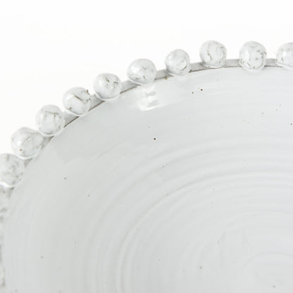 Off White Ceramic Centerpiece Bowl