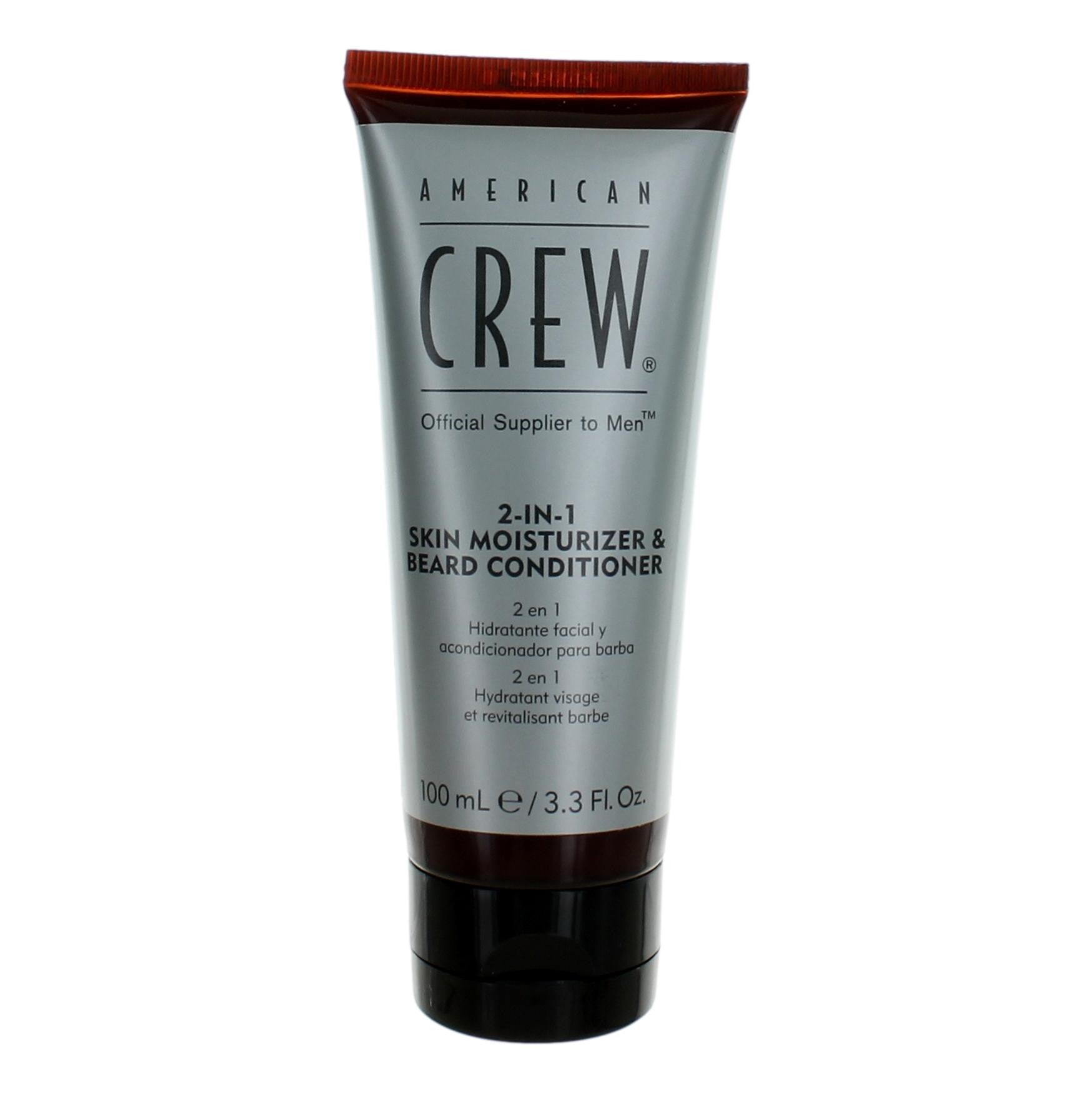 American Crew 2-in-1 Skin Moisturizer & Beard Conditioner, 3.3oz Conditioner