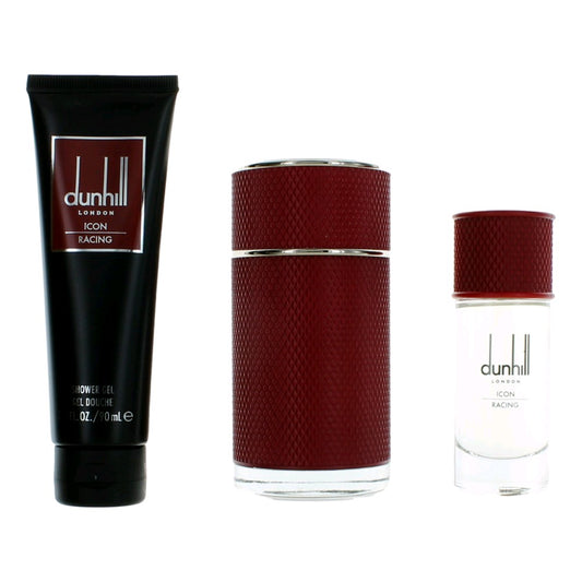 Dunhill Icon Racing Red by Alfred Dunhill, 3 Piece Gift Set for Men