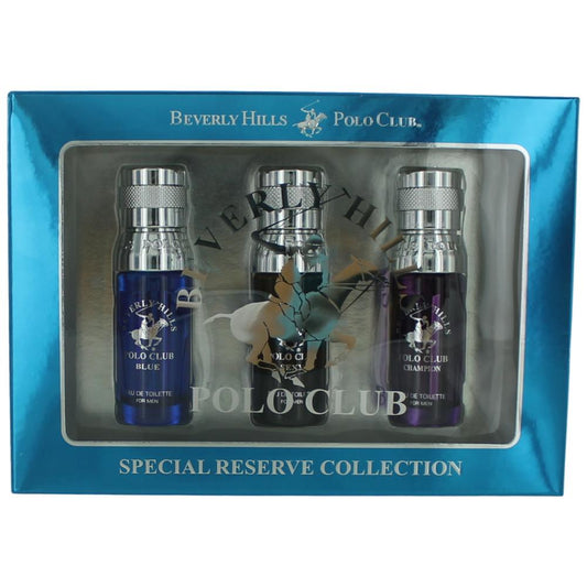 BHPC Special Reserve Collection, 3 Piece Mini Set men (Blue, Sexy & Champion)