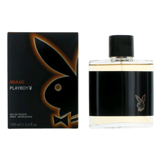 Playboy Miami by Coty, 3.4 oz EDT Spray for Men