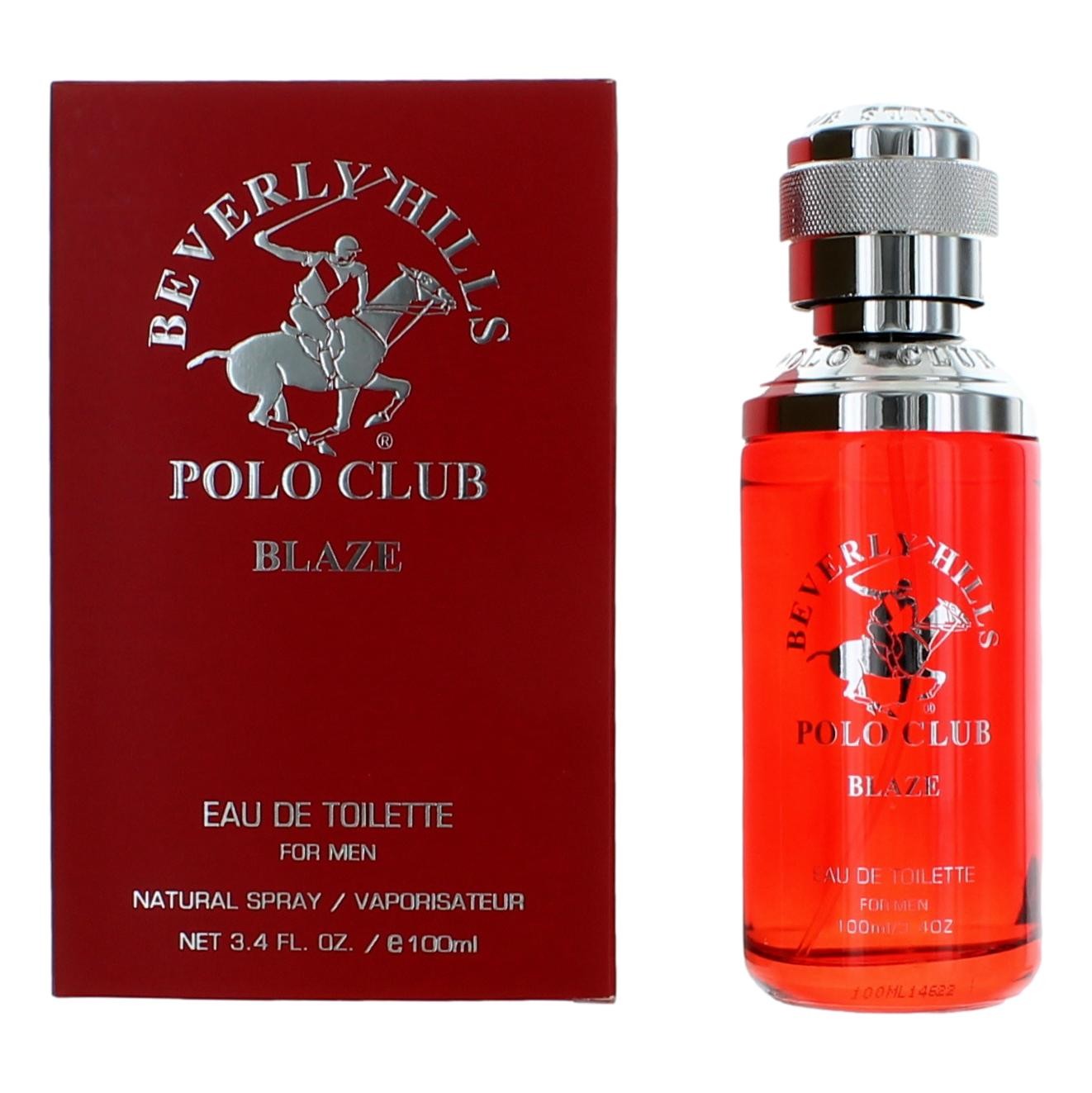 BHPC Blaze by Beverly Hills Polo Club, 3.4 oz EDT Spray for Men