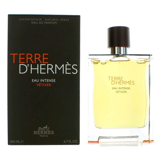 Terre D'Hermes Eau Intense Vetiver by Hermes, 6.7 oz EDP Spray for Men