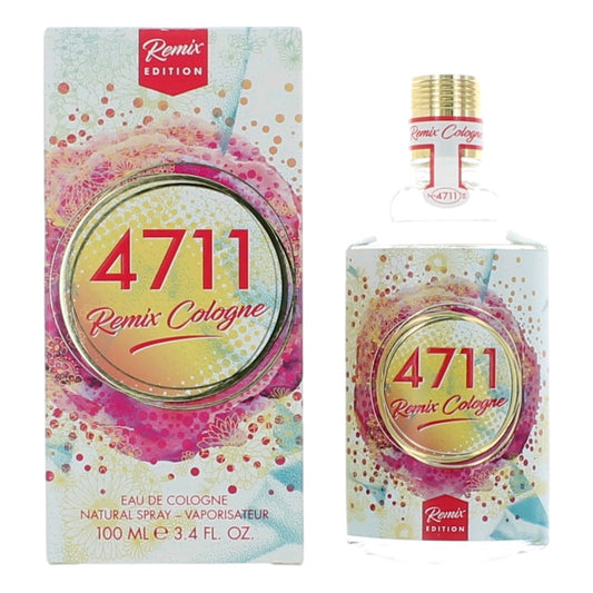 4711 Remix Cologne Neroli by Muelhens, 3.4oz Eau De Cologne Spray for Unisex