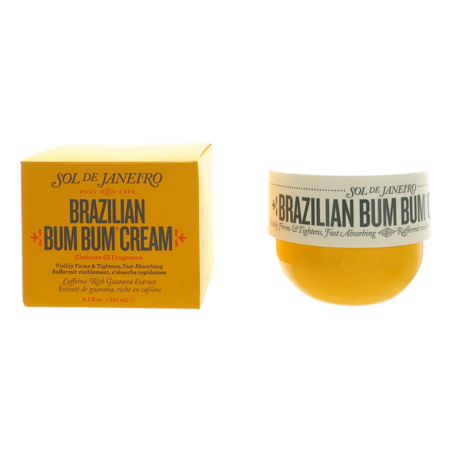 Brazilian Bum Bum Cream by Sol De Janeiro, 8 oz Body Cream