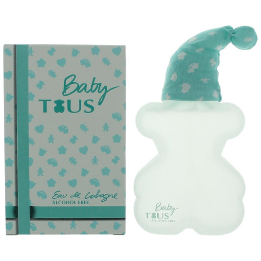 Tous Baby by Tous, 3.4 oz Eau De Cologne Alcohol Free for Unisex