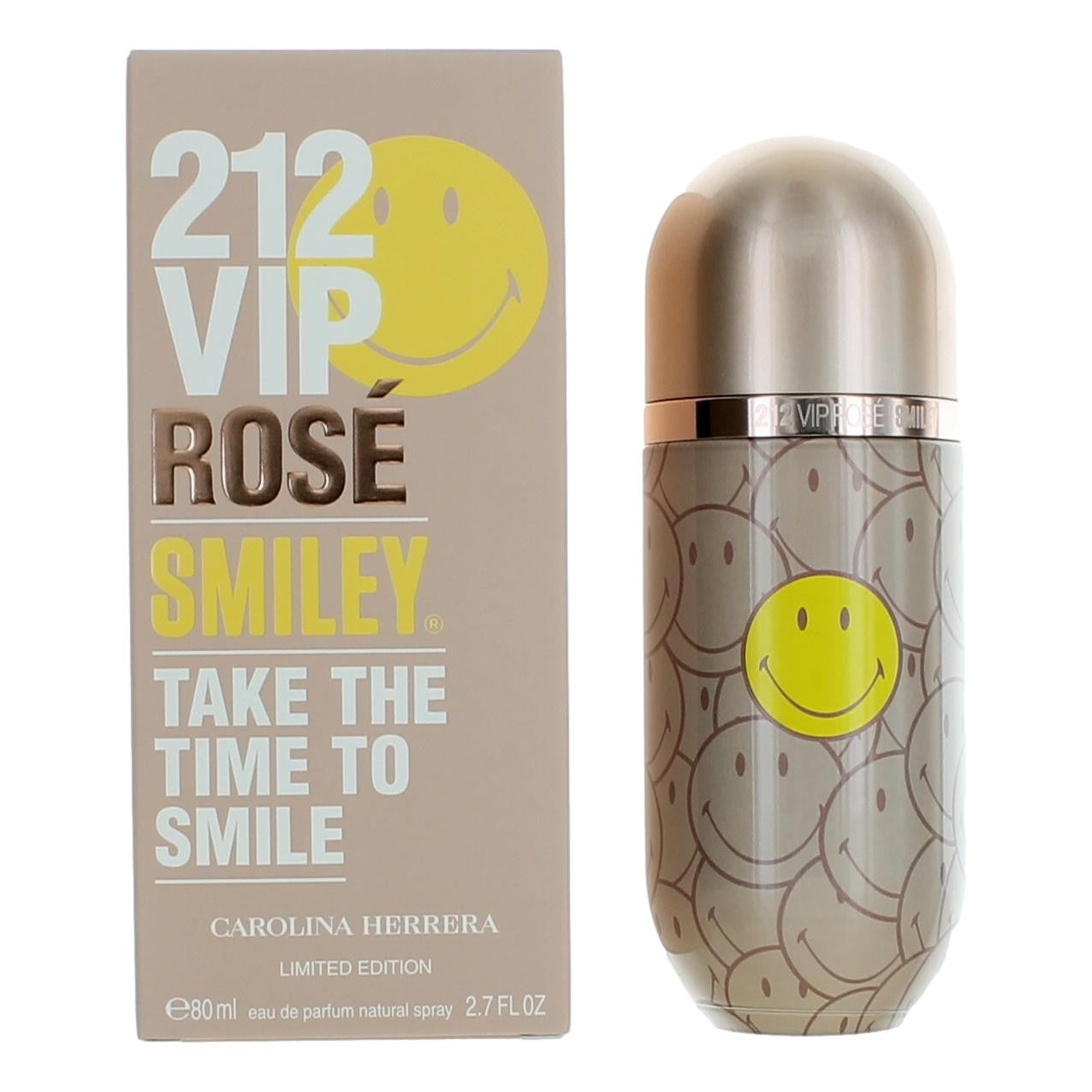 212 VIP Rose Smiley by Carolina Herrera, 2.7 oz EDP Spray for Women