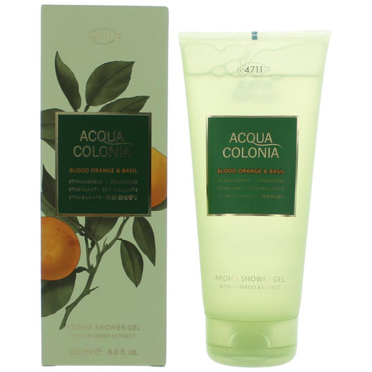 Acqua Colonia Blood Orange & Basil by 4711, 6.8oz Shower Gel for Unisex