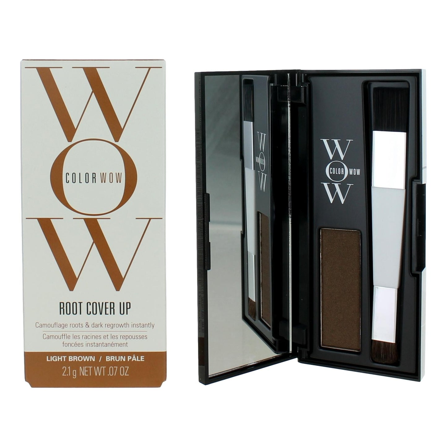 Color Wow Root Cover Up by Color Wow, .07 oz Root Coverup Powder- Light Brown