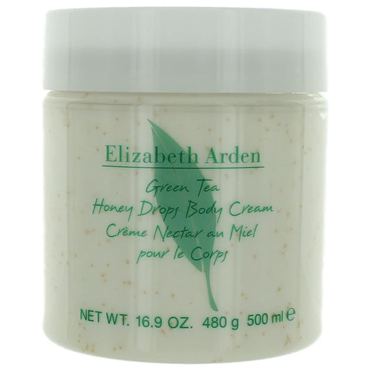 Green Tea by Elizabeth Arden, 16.9 oz Honey Drops Body Cream for Women