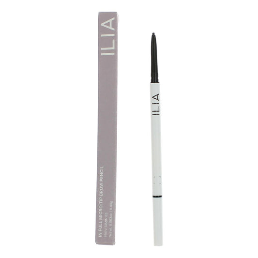 ILIA In Full Micro-Tip Brow Pencil by ILIA, .003 oz Eyebrow Pencil- Soft Black