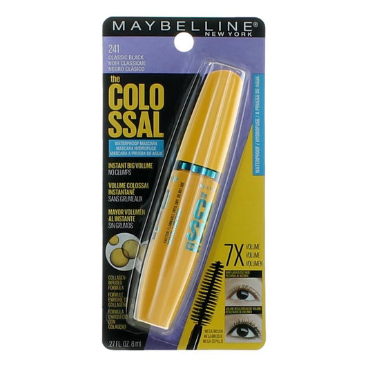 Maybelline The Colossal Waterproof Mascara, .27oz Mascara - 241 Classic Black