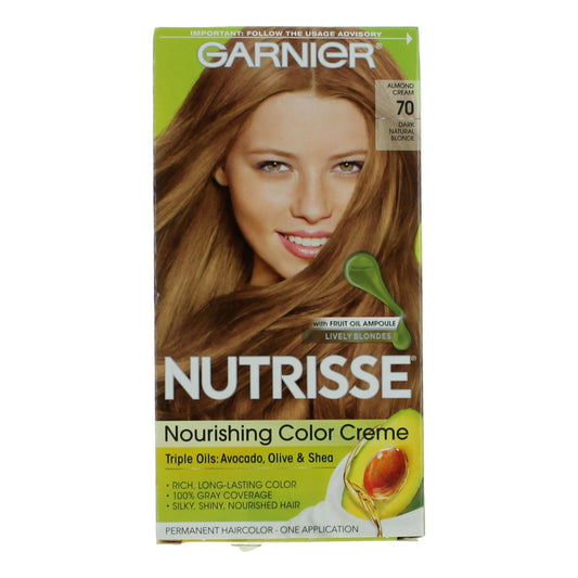 Garnier Hair Color Nutrisse Coloring Creme by Garnier, Hair Color- Almond Cream 70