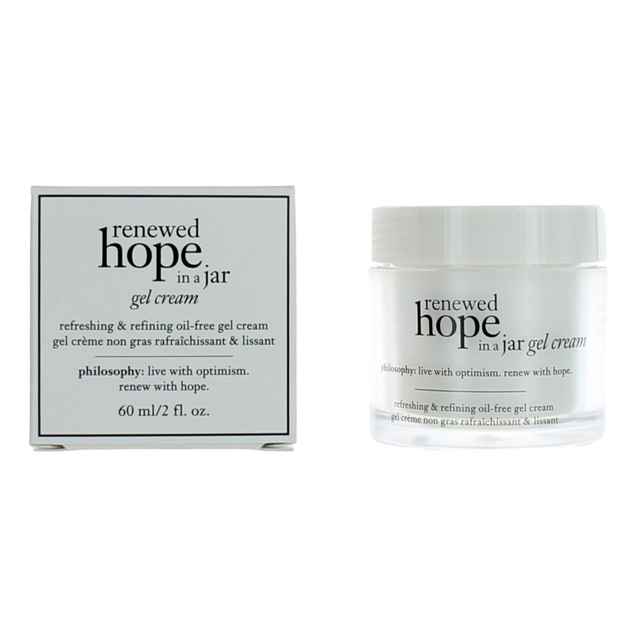 Renewed Hope In a Jar, 2oz Refreshing & Refining Gel Cream for Unisex