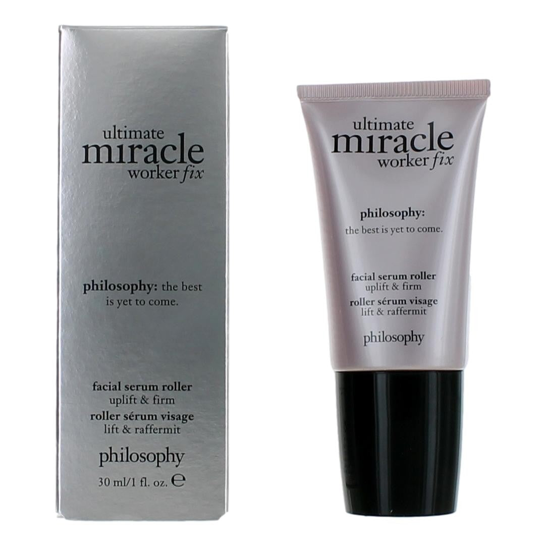 Ultimate Miracle Worker Fix by Philosophy, 1oz Facial Serum Roller for Unisex