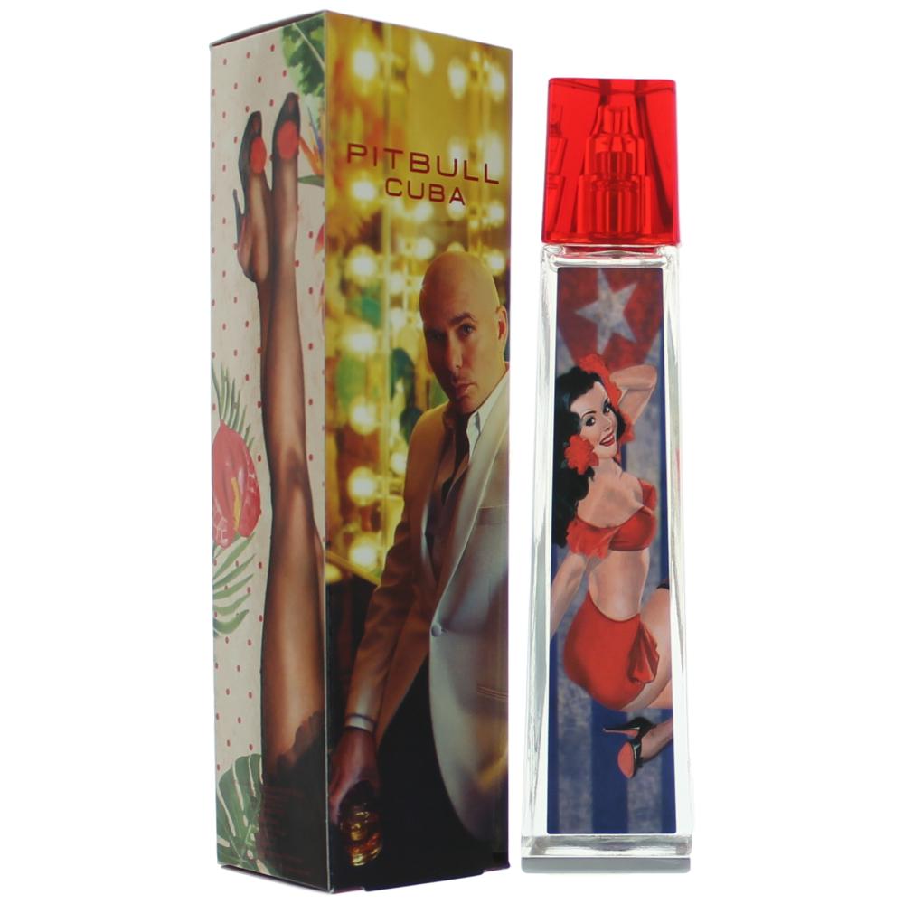 Pitbull Cuba Woman by Pitbull, 3.4 oz EDP Spray for Women