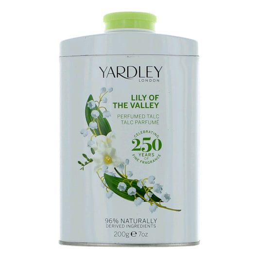 Yardley Lily of the Valley by Yardley of London, 7 oz Talc for Women