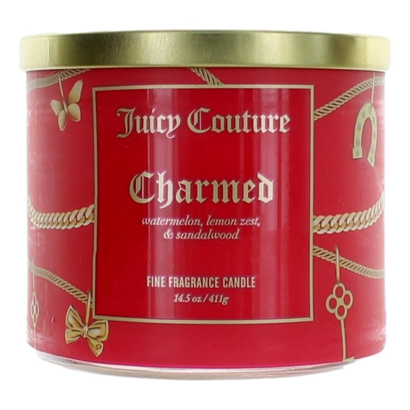 Juicy Couture 14.5 oz Soy Wax Blend 3 Wick Candle- Charmed