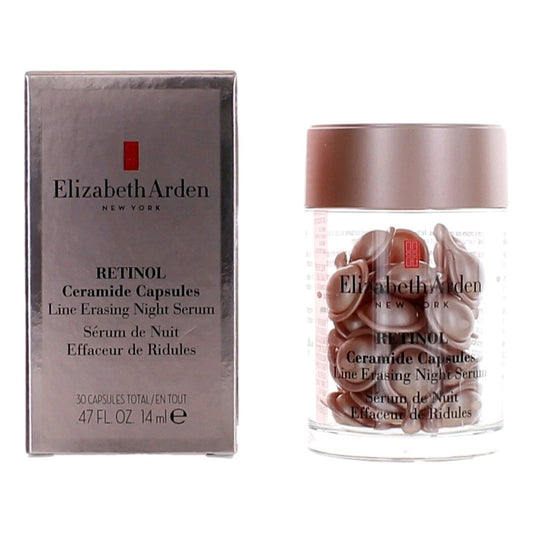 Retinol by Elizabeth Arden, 30 Ceramide Capsules Line Erasing Night Serum women